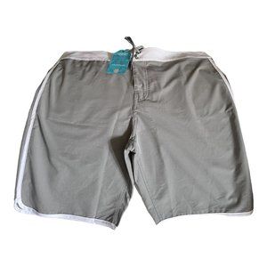 Men's UV Skins Board Shorts Swim‎ Trunks Size 40 Gray UPF 50+ Protection